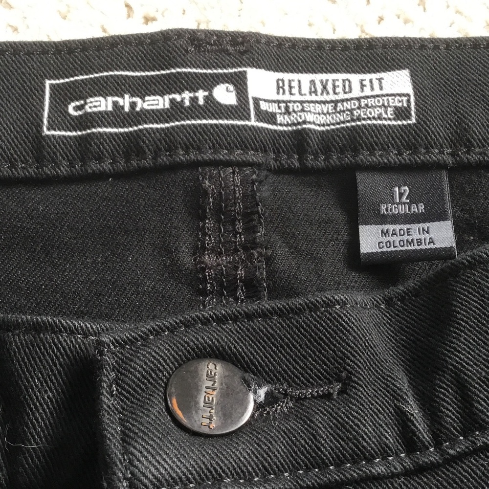 Carhartt Rugged Flex Relaxed Fit Twill Work Pants BN4296 - Picture 3 of 11